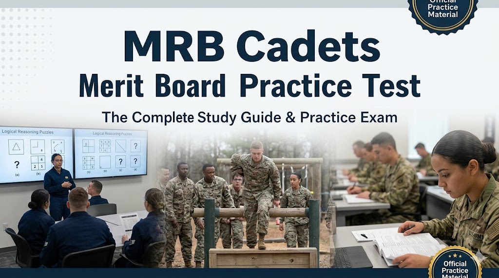 MRB Cadets Merit Board Practice Test Banner