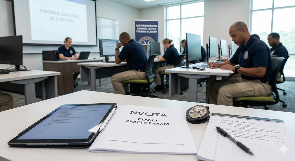 NVCJTA Exam 1 Practice Exam Banner