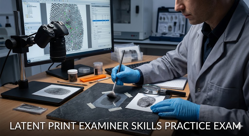 Latent Print Examiner Skills Practice Banner
