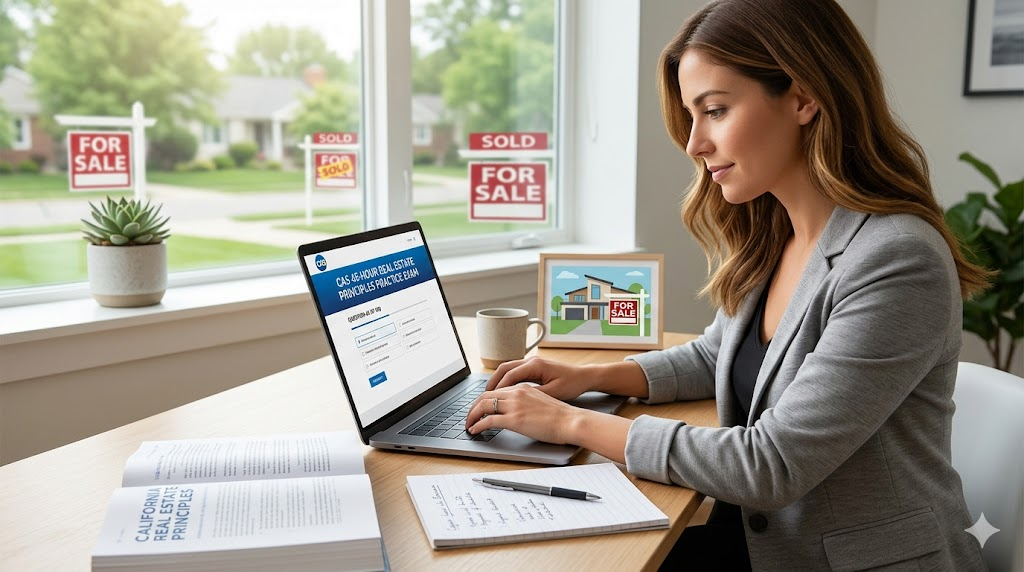 CAS 45-Hour Real Estate Principles Course Practice Test Banner