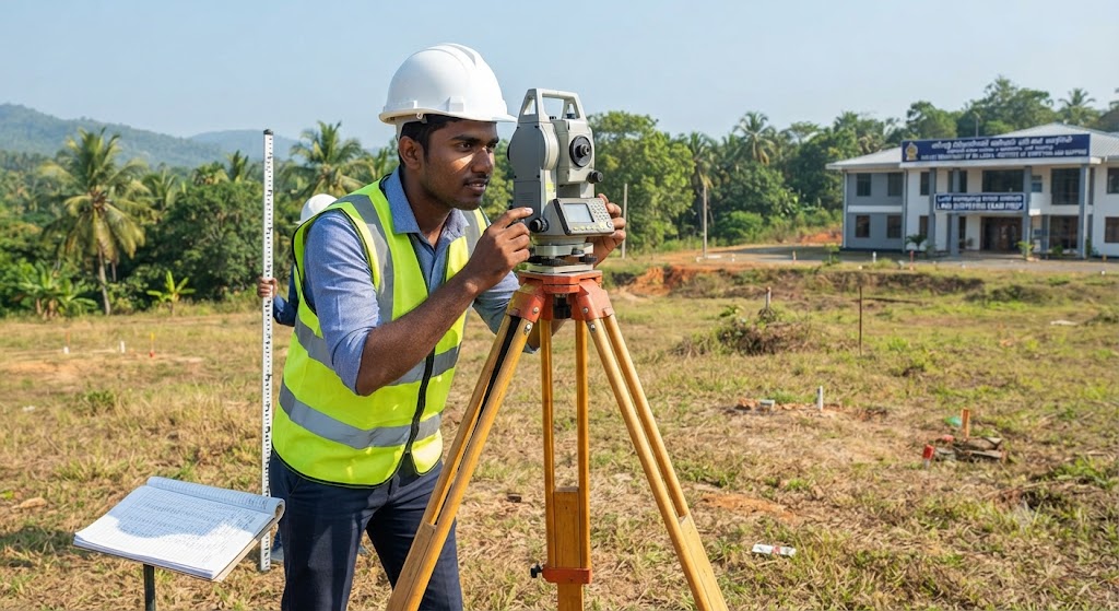 Land Surveying Practice Test & Exam Prep | Sri Lanka Banner