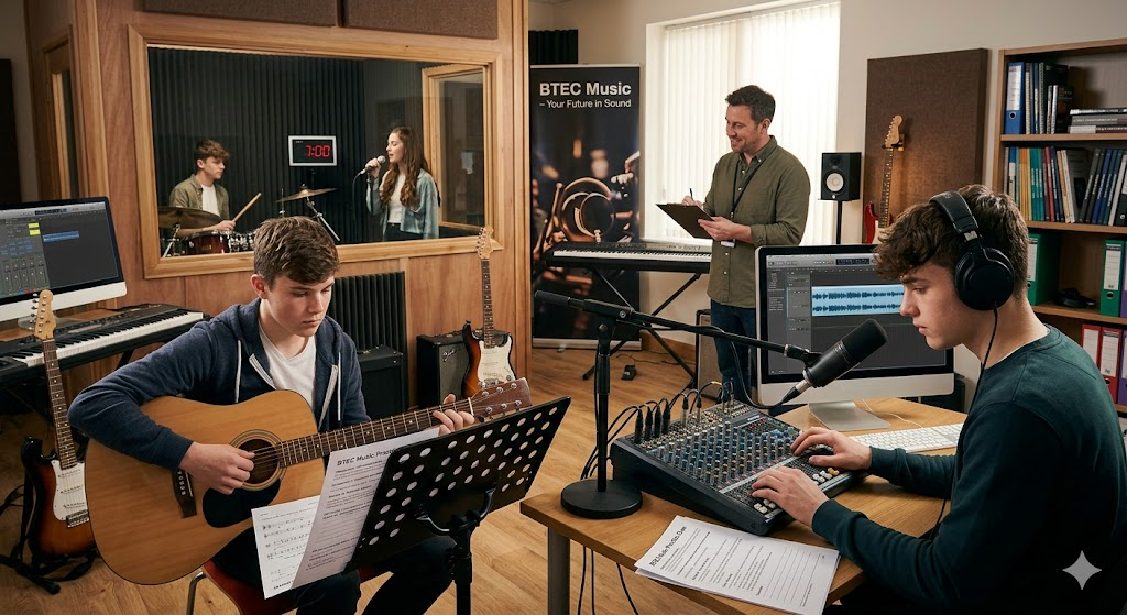 BTEC Music Practice Exam Banner