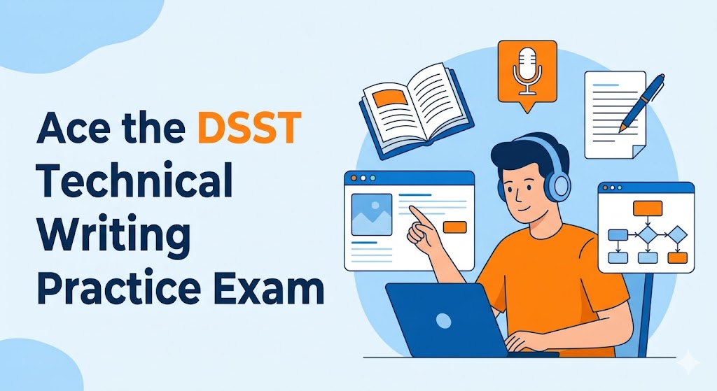 DSST Technical Writing Practice Exam Banner