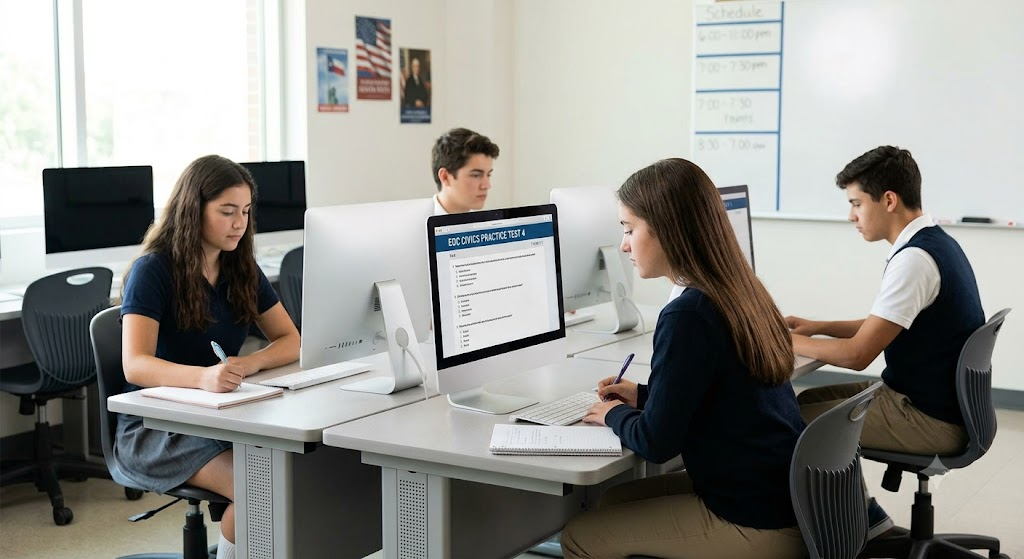 EOC Civics Practice Test 4 Banner