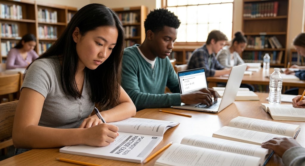 PSAT Practice Test 2026 (NMSQT/PSAT 10) Official Study Guide Banner