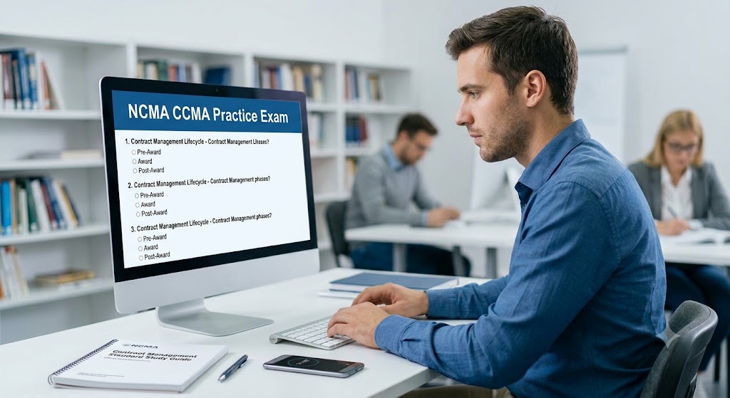 NCMA Certified Contract Management Associate (CCMA) Practice Exam Banner