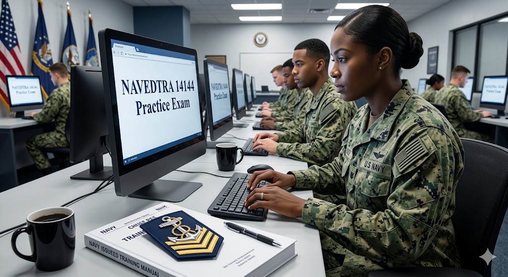 Military Requirements for Chief Petty Officer (NAVEDTRA 14144) Practice Exam Banner