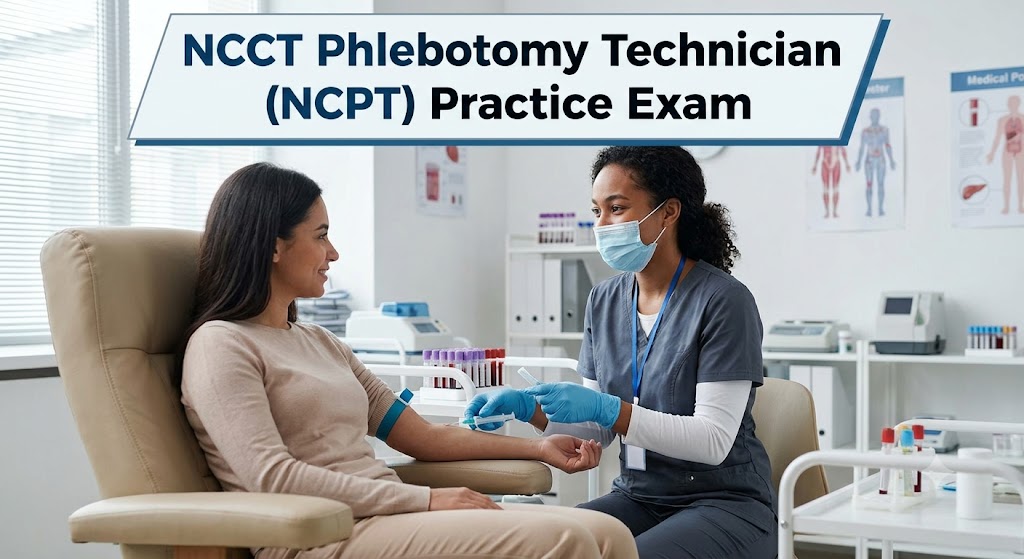 NCCT Phlebotomy Technician (NCPT) Practice Exam Banner