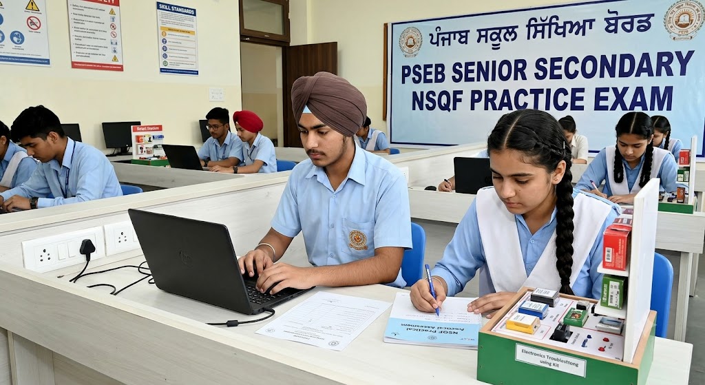 PSEB Senior Secondary NSQF Practice Test & Exam Prep | India Banner
