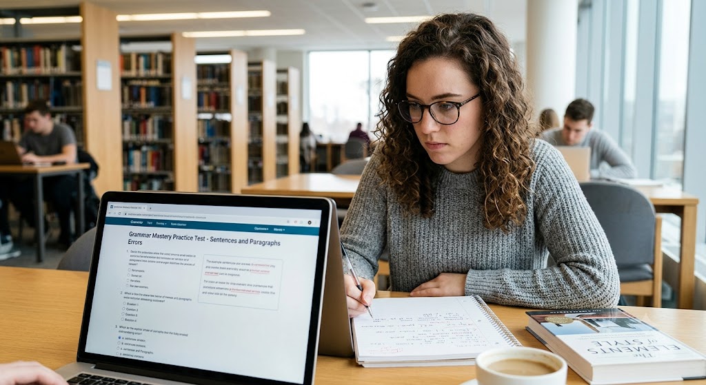 Sentences and Paragraphs Errors Practice Test Banner