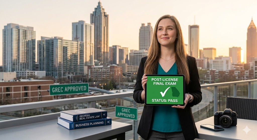Georgia Real Estate Post-License Practice Exam Banner