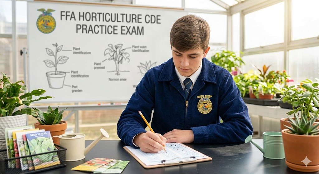 FFA Horticulture CDE General Practice Exam Banner