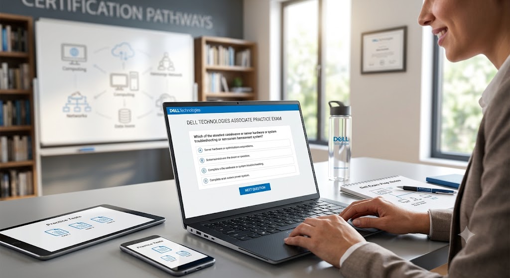 Dell Practice Test & Exam Prep Banner