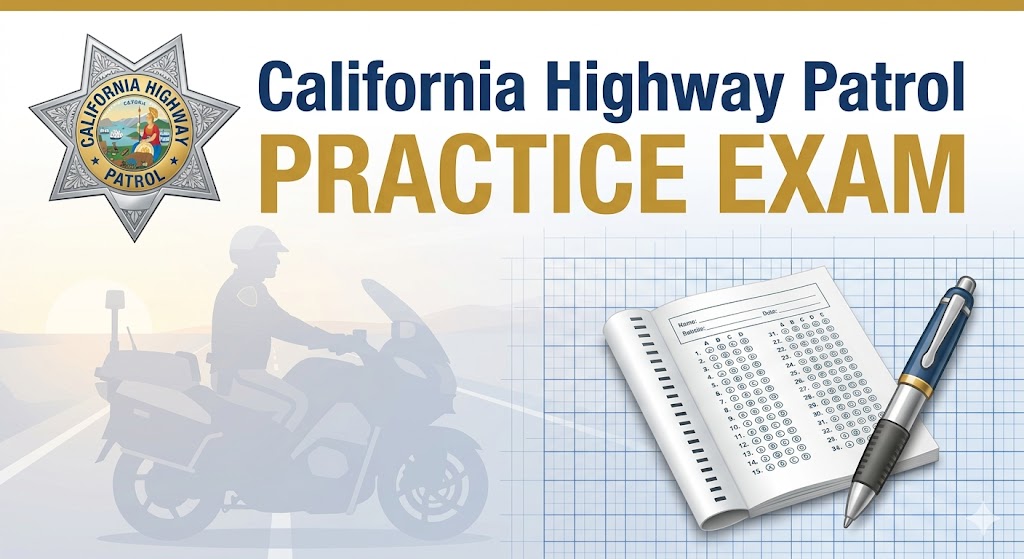 California Highway Patrol Practice Test Banner
