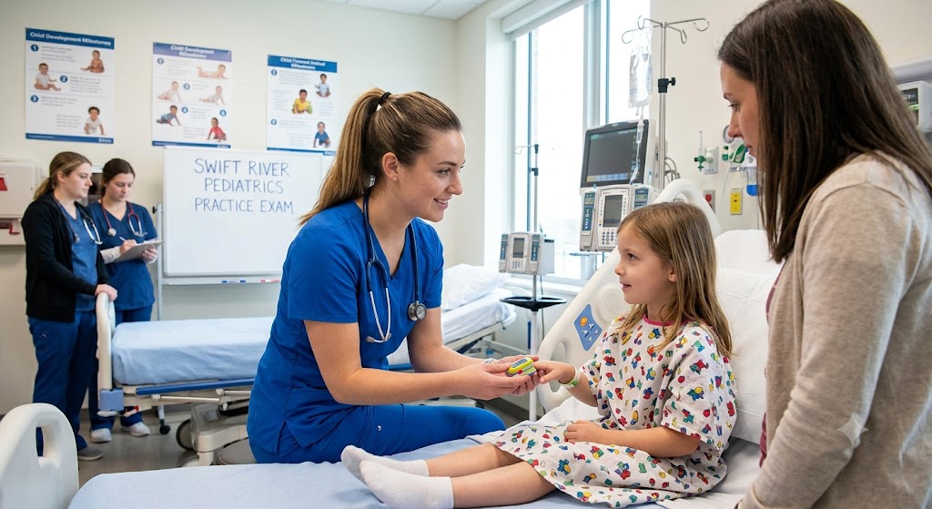 Swift River Pediatrics Practice Exam Banner