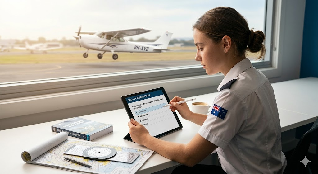 CASA Private Pilot License (PPL) Pre-License Practice Test Banner