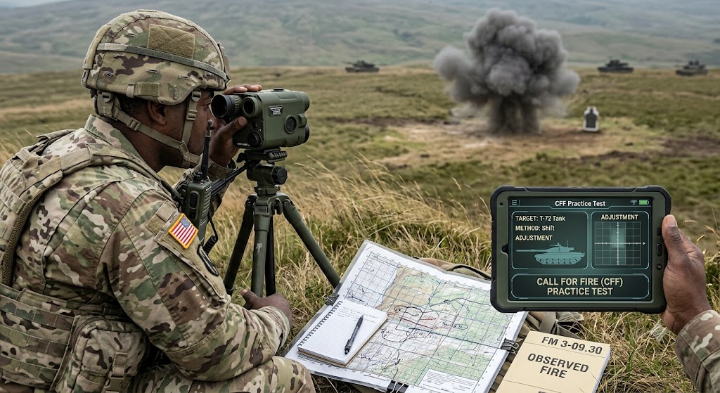 Call for Fire (CFF) Practice Exam Banner