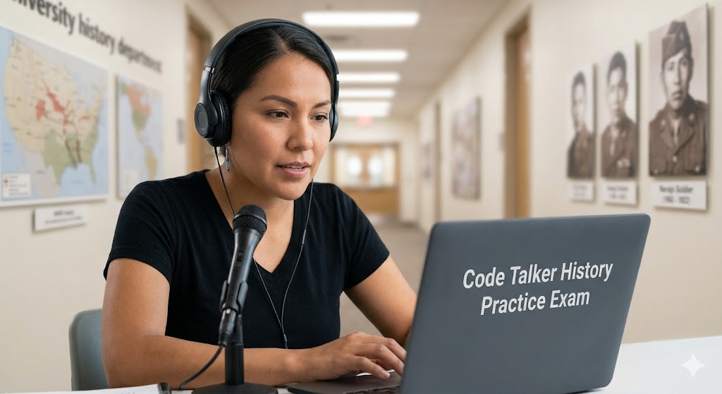 Code Talker Practice Test Banner