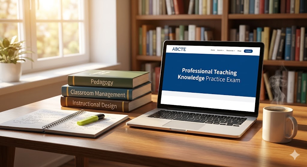 ABCTE Professional Teaching Knowledge Practice Exam Banner