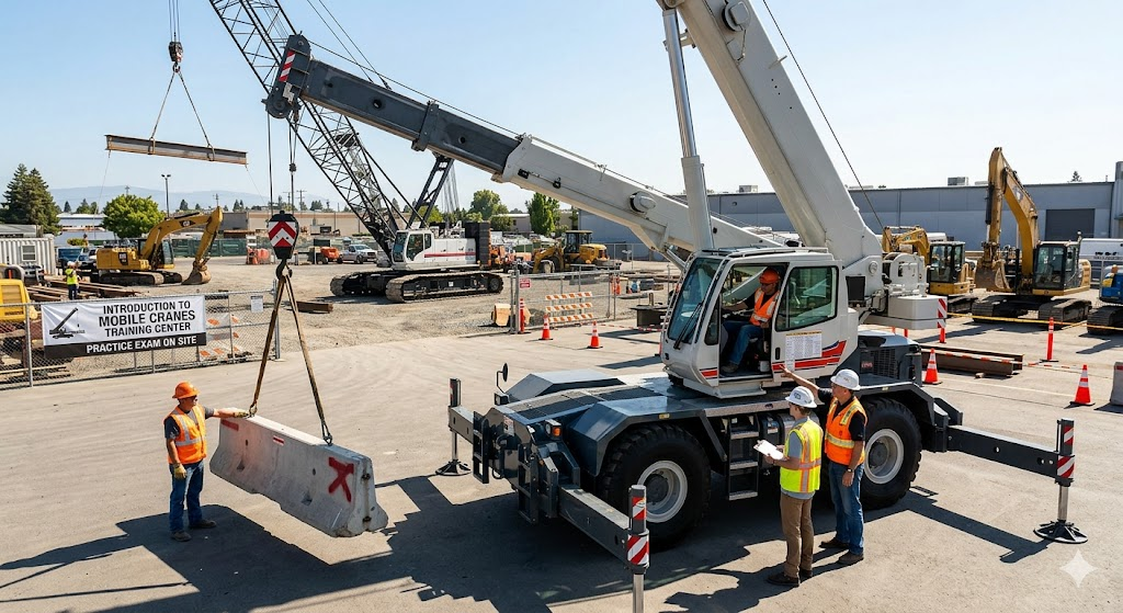 Introduction to Mobile Cranes Practice Test Banner