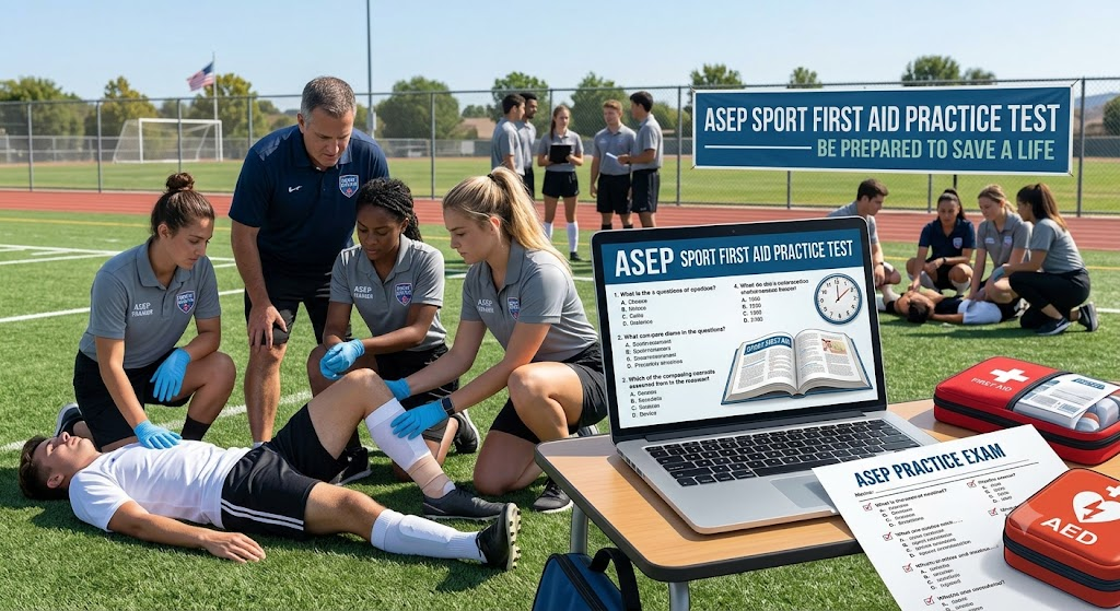 ASEP Sport First Aid Practice Test Banner