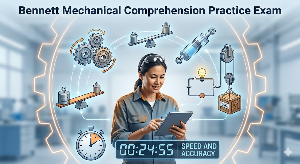 Bennett Mechanical Comprehension Practice Test Banner