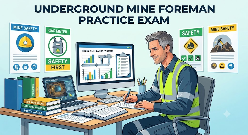 Underground Mine Foreman Practice Test Banner