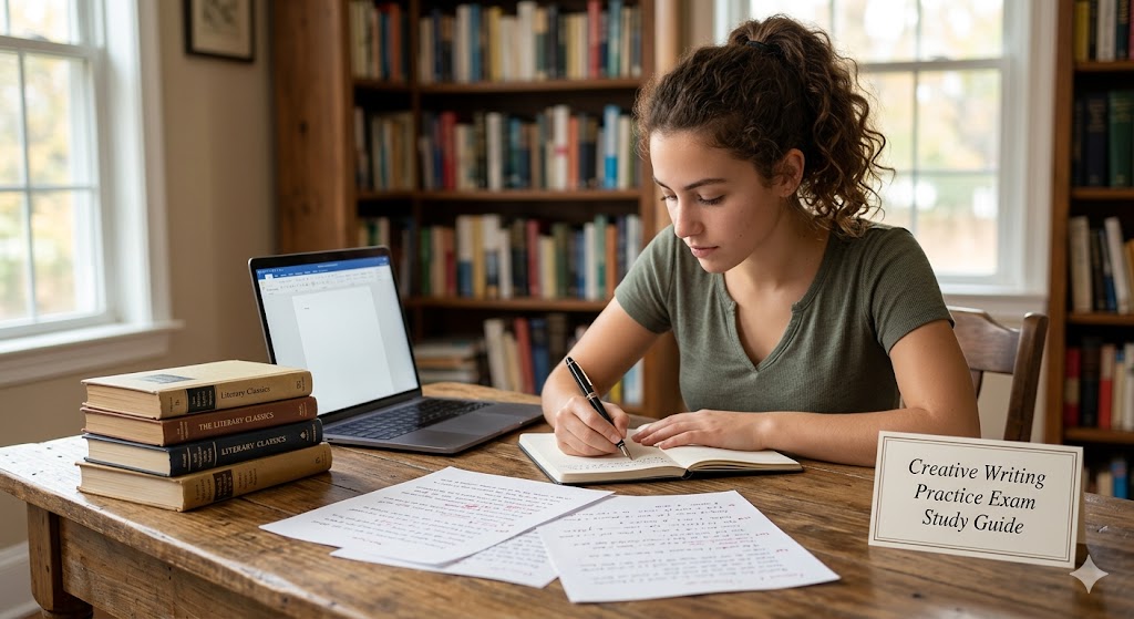 Creative Writing Practice Exam Banner