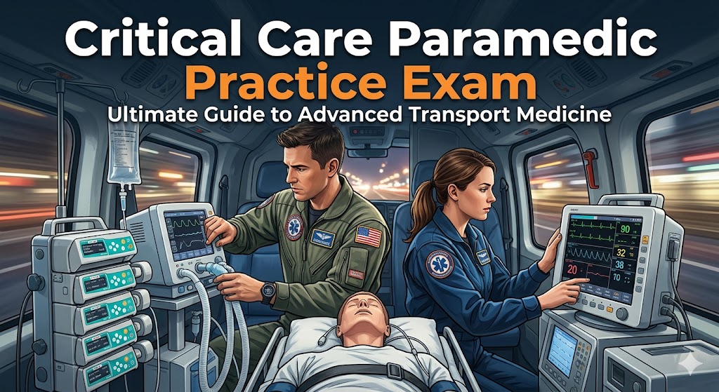 Critical Care Paramedic Practice Exam Banner
