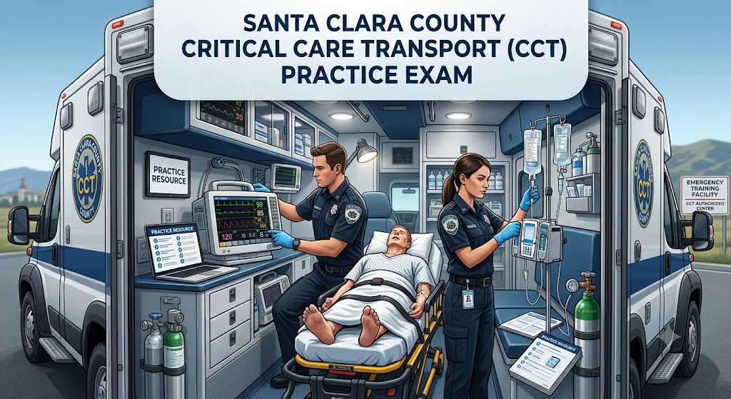 Santa Clara County Critical Care Transport (CCT) Practice Exam Banner