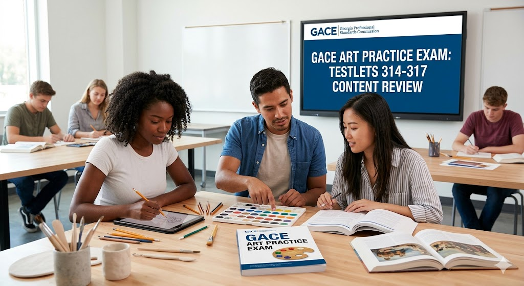 GACE Art Practice Exam Banner