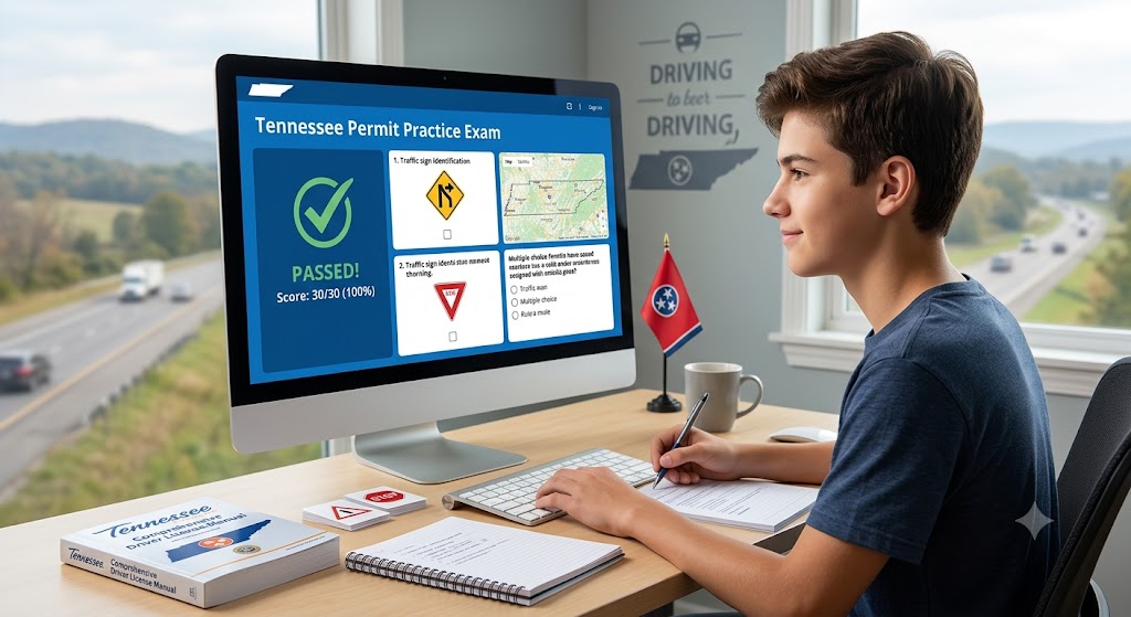 Tennessee Permit Practice Test Banner