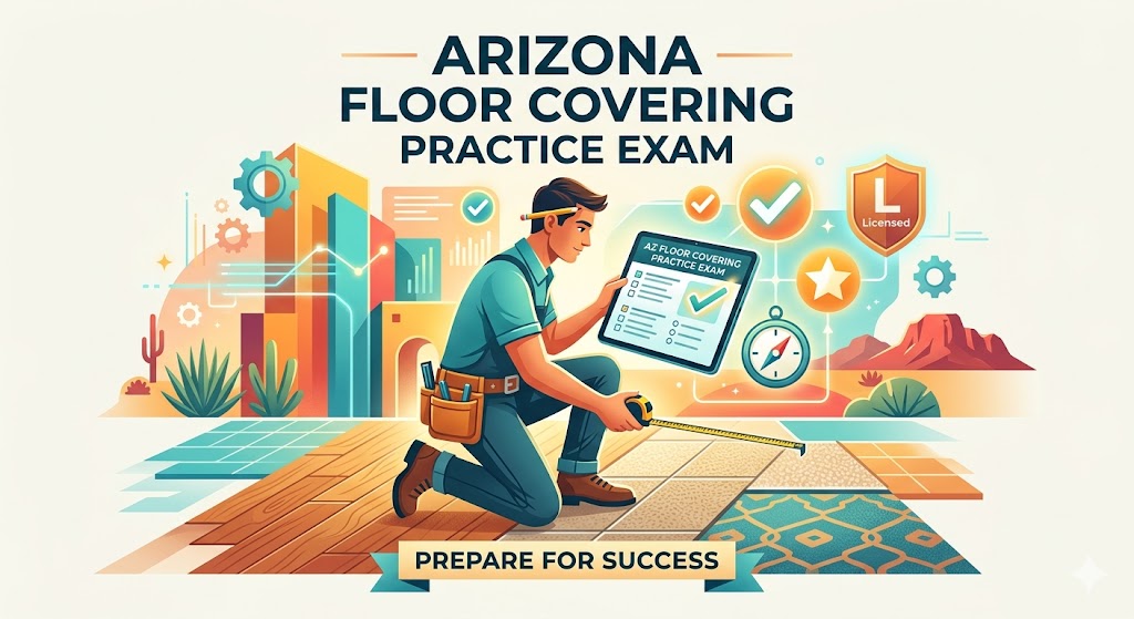 Arizona Floor Covering Practice Exam Banner