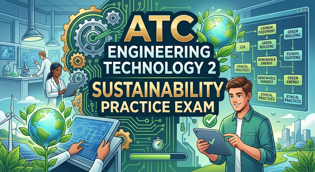 ATC Engineering Technology 2 Sustainability Practice Test Banner