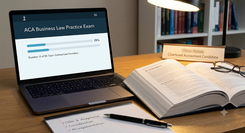 ACA Business Law Practice Exam Banner