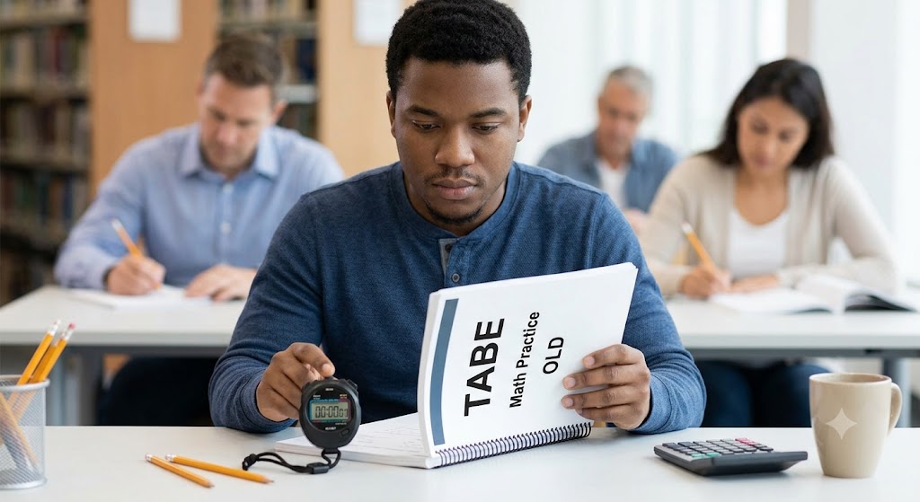 TABE Math Practice Test OLD Banner