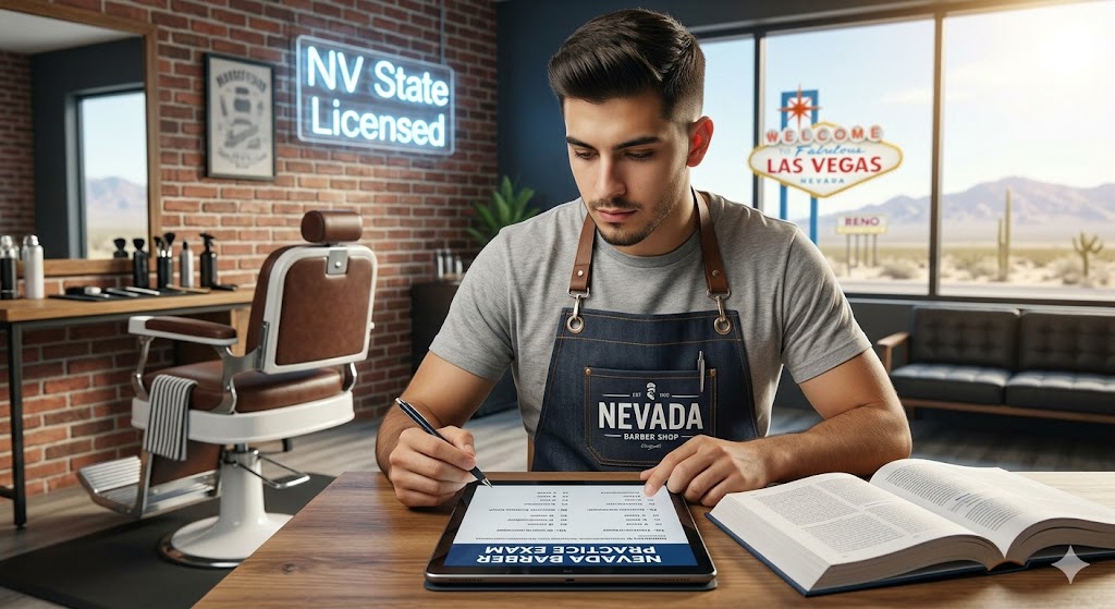 Nevada Barber Practice Exam Banner