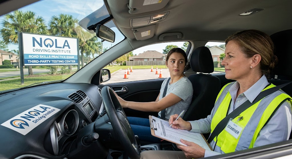 NOLA Driving Institute - Driving (Road Skills) Practice Test Banner