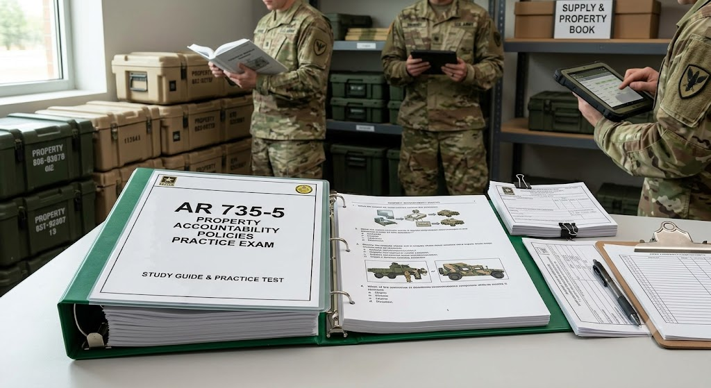 AR 735-5 Property Accountability Policies Practice Test Banner