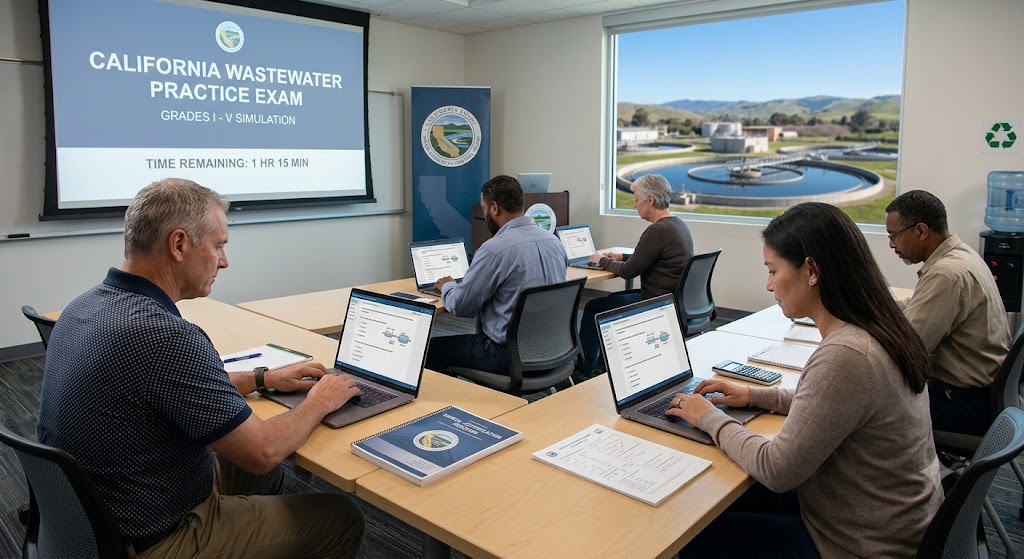 California Wastewater Practice Exam Banner