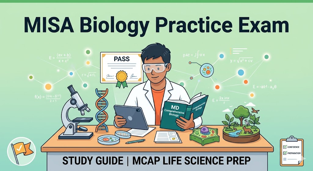 MISA Biology Practice Exam Banner