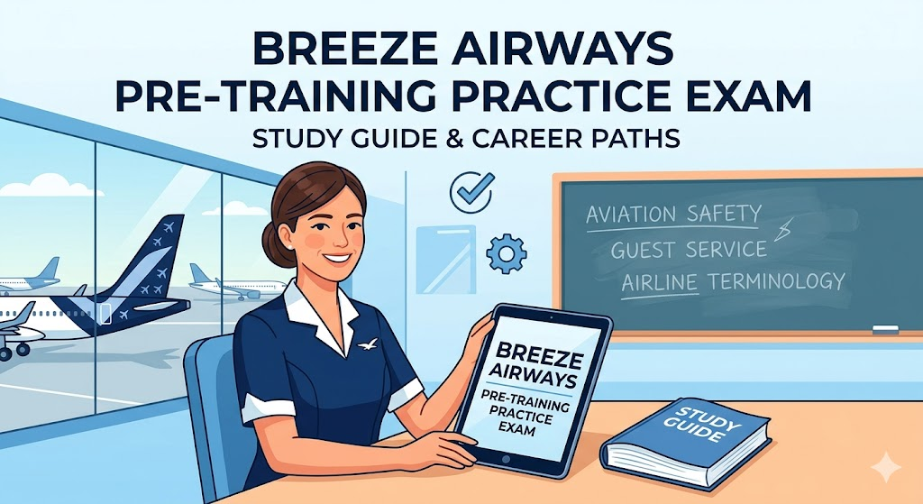 Breeze Airways Pre-Training Practice Test Banner