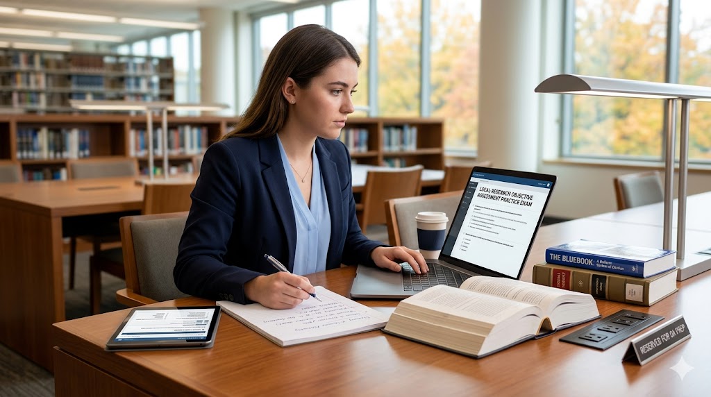 Legal Research Objective Assessment Practice Test Banner