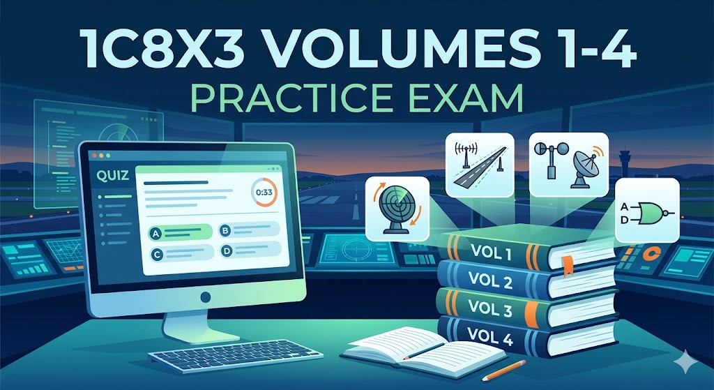 1C8X3 Volumes 1-4 Practice Exam Banner