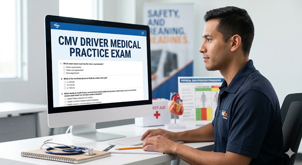 CMV Driver Medical Certification Practice Exam Banner