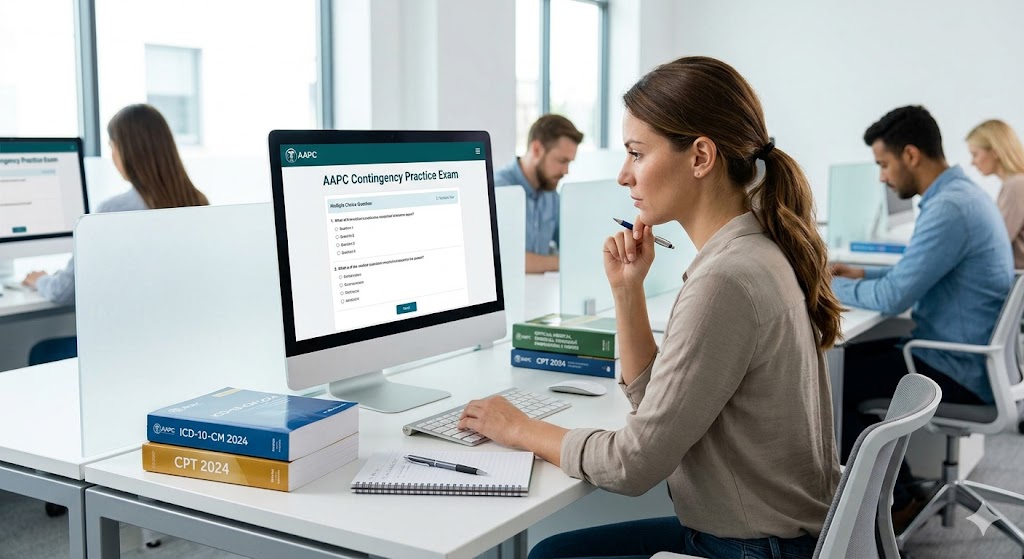 AAPC Contingency Practice Exam Banner