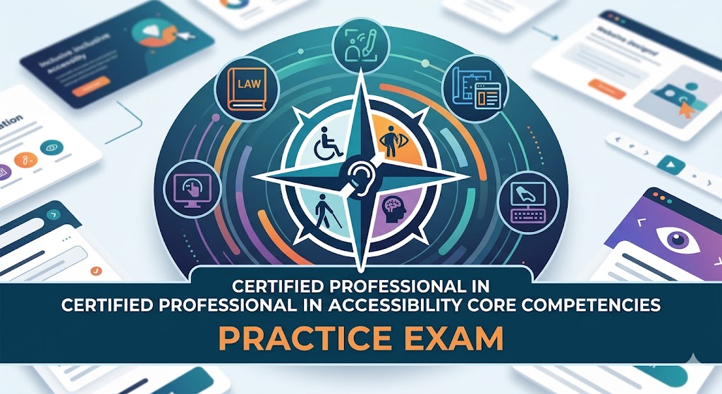 Certified Professional in Accessibility Core Competencies (CPACC) Practice Exam Banner