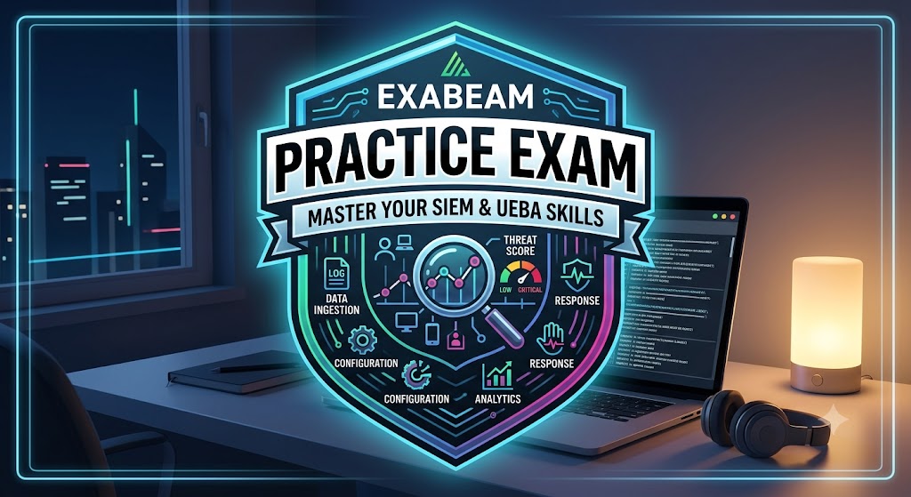 Exabeam Practice Test & Exam Prep Banner