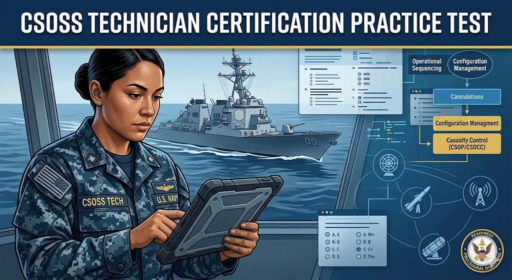 Combat Systems Operational Sequencing System (CSOSS) Technician Practice Test Banner