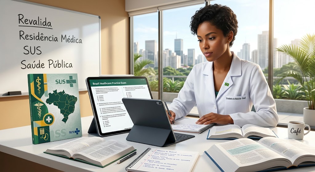 Brazil Healthcare Practice Test & Exam Prep Banner